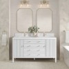 Myrrin 60" Double (Vanity Only Pricing) in Bright White